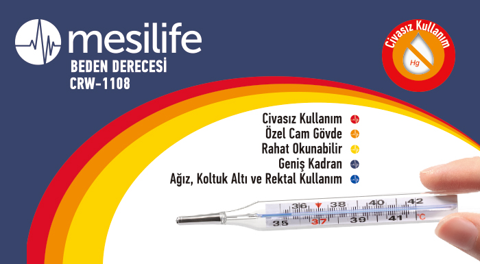 Mesilife W-1108 Cam Beden Derecesi