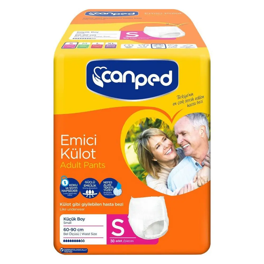 Canped Emici Külot Small Hasta Bezi 30 lu