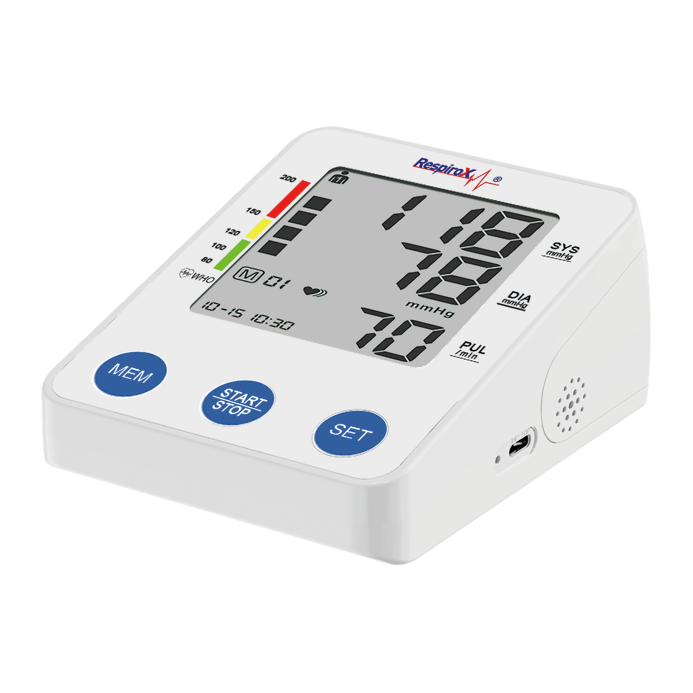 Respirox AXD-806 Türkçe Konuşan LCD Ekran Koldan Adaptörlü Tansiyon Aleti